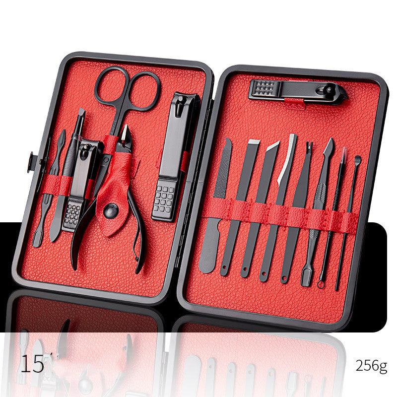 Professional Nail Clippers & Pedicure Set – Scissors, Dead Skin Pliers, Ear Spoon, Nail Cutting Pliers, Pedicure Knife & Nail Groove Trimmers