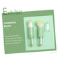 Double-Ended Retractable Powder Brush Makeup Brush Set Portable Soft Artificial for Women and Girls