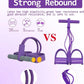 21 Fitness Resistance Bands-6 Tube Pedal Ankle Puller 2025 Upgrade Stretch Bands