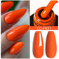 Fluorescent Nail Gel Polish Orange Red Neon Bright Color Summer Series Soak off for Manicure Nail Art UV Gel Varnish