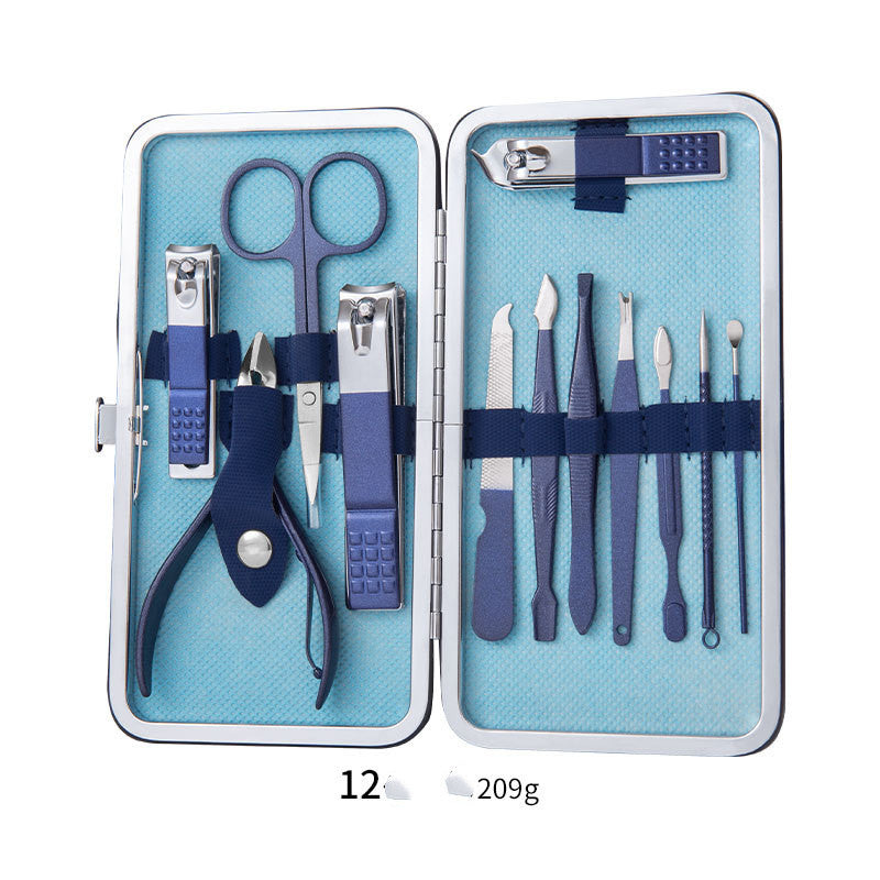 Professional Nail Clippers & Pedicure Set – Scissors, Dead Skin Pliers, Ear Spoon, Nail Cutting Pliers, Pedicure Knife & Nail Groove Trimmers