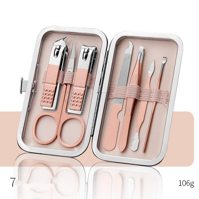 Professional Nail Clippers & Pedicure Set – Scissors, Dead Skin Pliers, Ear Spoon, Nail Cutting Pliers, Pedicure Knife & Nail Groove Trimmers