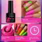 Fluorescent Nail Gel Polish Orange Red Neon Bright Color Summer Series Soak off for Manicure Nail Art UV Gel Varnish