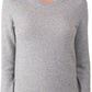 Women'S 100% Pure Cashmere Long Sleeve Crew Neck Sweater