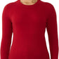 Women'S 100% Pure Cashmere Long Sleeve Crew Neck Sweater