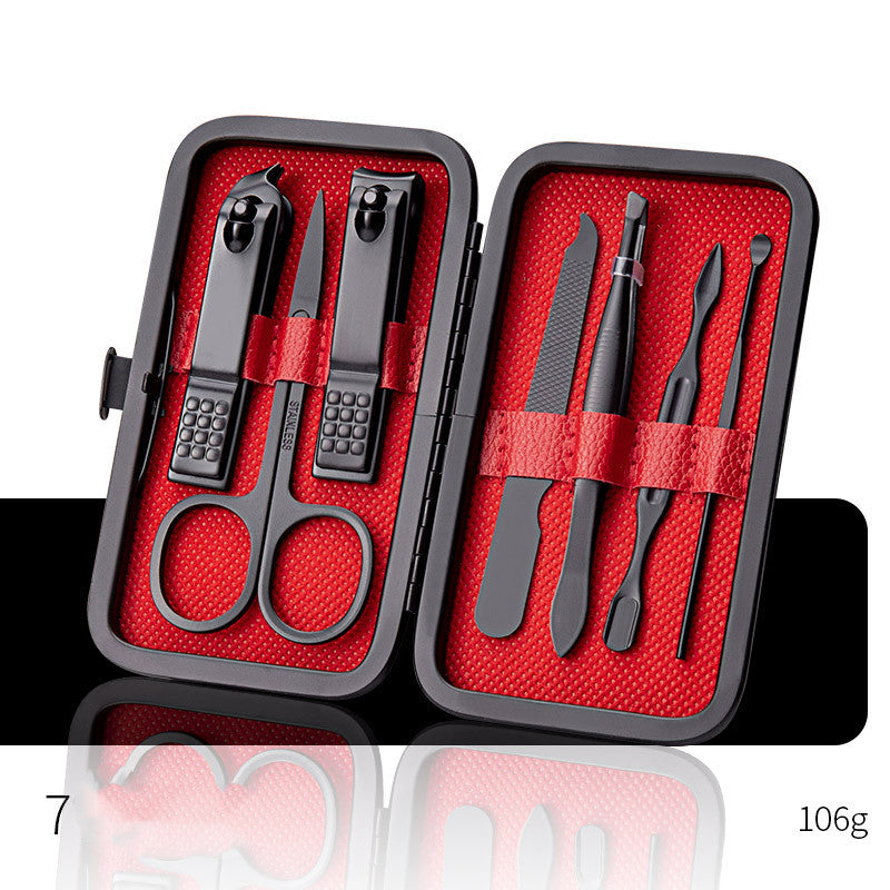 Professional Nail Clippers & Pedicure Set – Scissors, Dead Skin Pliers, Ear Spoon, Nail Cutting Pliers, Pedicure Knife & Nail Groove Trimmers