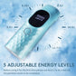Face Cleansing Brush, Electric Facial Cleaner Brush Red/Blue Light Spin, Rech...