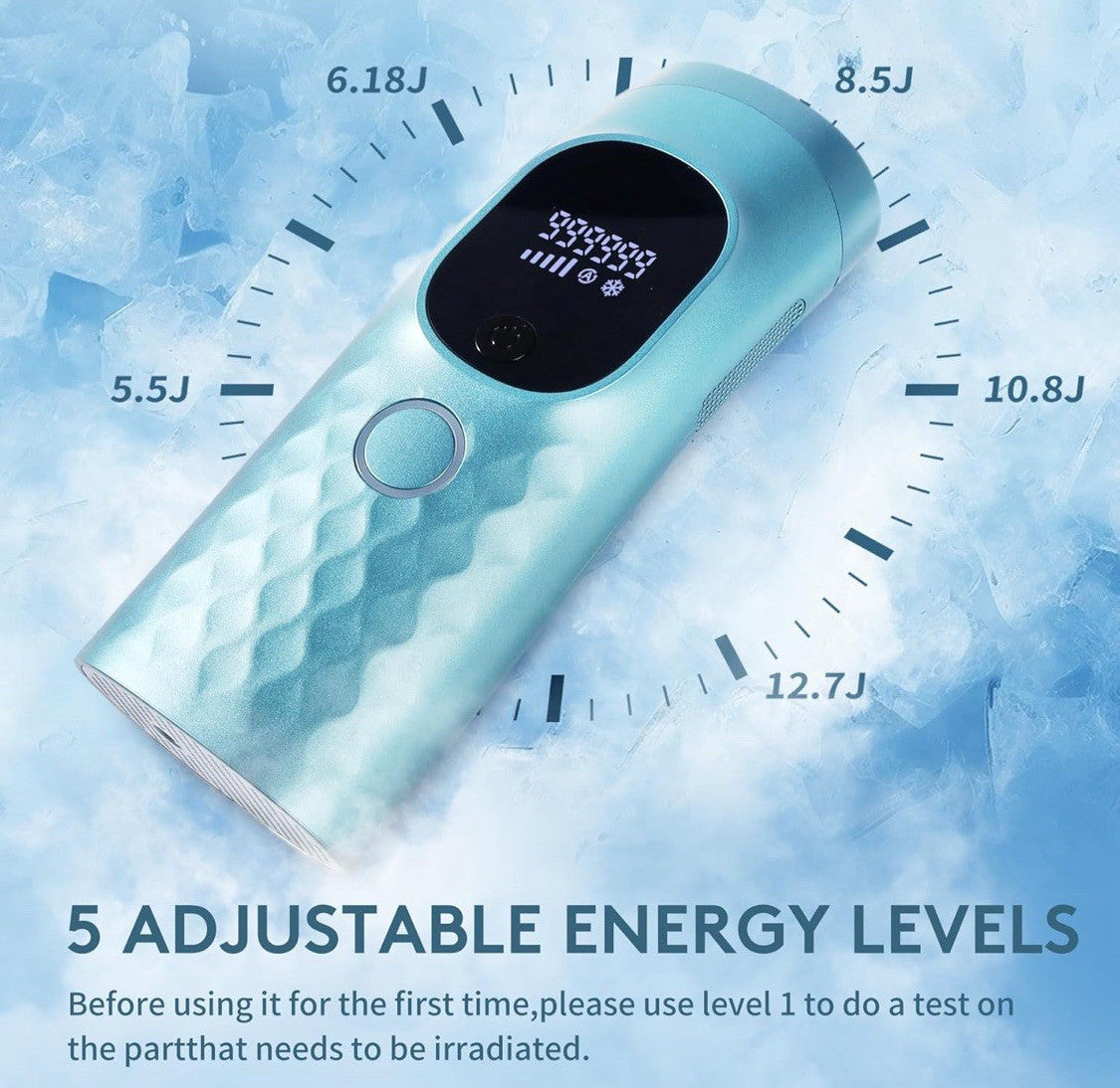 Face Cleansing Brush, Electric Facial Cleaner Brush Red/Blue Light Spin, Rech...
